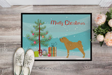 Load image into Gallery viewer, Shar Pei Merry Christmas Tree Doormat - 18x27 Decorative Floor Mat – Indoor/Outdoor Rug with Artistic Flair BB2970MAT