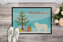 Load image into Gallery viewer, Komondor Merry Christmas Tree Doormat - 18x27 Decorative Floor Mat – Indoor/Outdoor Rug with Artistic Flair BB2973MAT