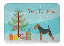 Load image into Gallery viewer, Airedale Terrier Merry Christmas Tree Machine Washable Memory Foam Mat BB2975RUG