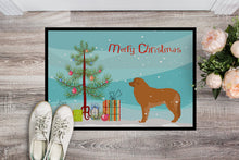 Load image into Gallery viewer, Leonberger Merry Christmas Tree Doormat - 18x27 Decorative Floor Mat – Indoor/Outdoor Rug with Artistic Flair BB2976MAT