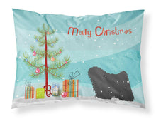Load image into Gallery viewer, Puli Merry Christmas Tree Fabric Standard Pillowcase – Artistic Decorative Front, White Back BB2981PILLOWCASE