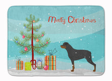 Load image into Gallery viewer, Rottweiler Merry Christmas Tree Machine Washable Memory Foam Mat BB2984RUG