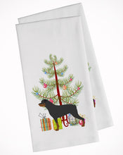 Load image into Gallery viewer, Rottweiler Merry Christmas Tree Kitchen Towels – Set of 2 - Decorative &amp; Absorbent Cotton | BB2984WTKT