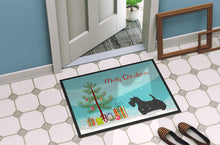 Load image into Gallery viewer, Scottish Terrier Merry Christmas Tree Doormat - 24x36 Decorative Floor Mat – Indoor/Outdoor Rug with Artistic Flair BB2987JMAT
