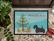 Load image into Gallery viewer, Scottish Terrier Merry Christmas Tree Doormat - 18x27 Decorative Floor Mat – Indoor/Outdoor Rug with Artistic Flair BB2987MAT