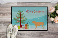 Load image into Gallery viewer, Dogue de Bordeaux Merry Christmas Tree Doormat - 18x27 Decorative Floor Mat – Indoor/Outdoor Rug with Artistic Flair BB2988MAT