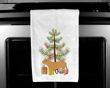 Load image into Gallery viewer, Dogue de Bordeaux Merry Christmas Tree Kitchen Towels – Set of 2 - Decorative &amp; Absorbent Cotton | BB2988WTKT