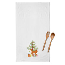 Load image into Gallery viewer, Akita Merry Christmas Tree Kitchen Towels – Set of 2 - Decorative &amp; Absorbent Cotton | BB2990WTKT