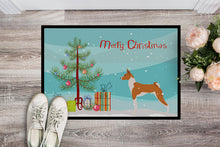 Load image into Gallery viewer, Basenji Merry Christmas Tree Doormat - 18x27 Decorative Floor Mat – Indoor/Outdoor Rug with Artistic Flair BB2992MAT