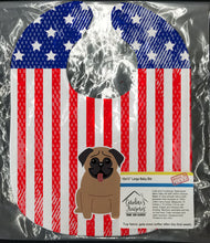 Load image into Gallery viewer, Patriotic USA Pug Brown Baby Bib BB3000BIB