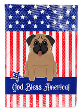 Load image into Gallery viewer, Patriotic USA Pug Brown Garden Flag - Outdoor Decorative Yard Flag