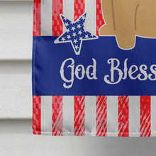Load image into Gallery viewer, Patriotic USA Pug Brown Flag Canvas House Size BB3002CHF