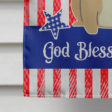 Load image into Gallery viewer, Patriotic USA French Bulldog Cream Flag Canvas House Size BB3005CHF