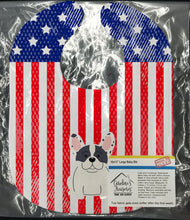Load image into Gallery viewer, Patriotic USA French Bulldog Piebald Baby Bib BB3006BIB