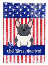 Load image into Gallery viewer, Patriotic USA French Bulldog Black White Garden Flag - Outdoor Decorative Yard Flag
