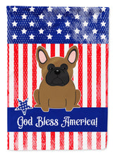 Load image into Gallery viewer, Patriotic USA French Bulldog Brown Garden Flag - Outdoor Decorative Yard Flag