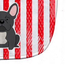 Load image into Gallery viewer, Patriotic USA French Bulldog Black Baby Bib BB3009BIB