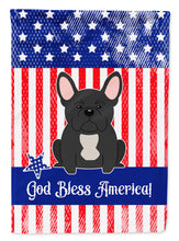 Load image into Gallery viewer, Patriotic USA French Bulldog Black Garden Flag - Outdoor Decorative Yard Flag