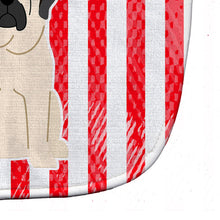 Load image into Gallery viewer, Patriotic USA Mastiff White Baby Bib BB3012BIB