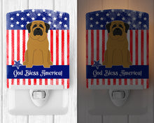 Load image into Gallery viewer, Patriotic USA Mastiff Ceramic Night Light BB3013CNL