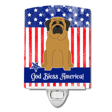 Load image into Gallery viewer, Patriotic USA Mastiff Ceramic Night Light BB3013CNL