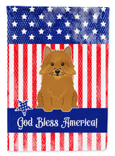 Load image into Gallery viewer, Patriotic USA Norwich Terrier Garden Flag - Outdoor Decorative Yard Flag