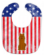 Load image into Gallery viewer, Patriotic USA Karelian Bear Dog Baby Bib BB3017BIB