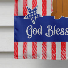 Load image into Gallery viewer, Patriotic USA Karelian Bear Dog Flag Canvas House Size BB3017CHF