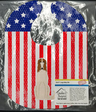 Load image into Gallery viewer, Patriotic USA Borzoi Baby Bib BB3018BIB