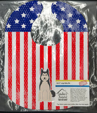 Load image into Gallery viewer, Patriotic USA West Siberian Laika Spitz Baby Bib BB3020BIB