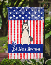 Load image into Gallery viewer, Patriotic USA West Siberian Laika Spitz Garden Flag - Outdoor Decorative Yard Flag