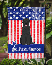 Load image into Gallery viewer, Patriotic USA Black Russian Terrier Garden Flag - Outdoor Decorative Yard Flag