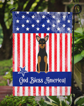 Load image into Gallery viewer, Patriotic USA Manchester Terrier Garden Flag - Outdoor Decorative Yard Flag BB3023GF