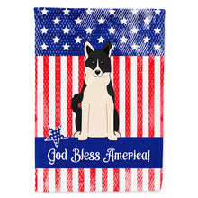 Load image into Gallery viewer, Patriotic USA Russo-European Laika Spitz Flag Canvas House Size BB3024CHF