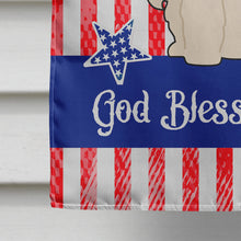 Load image into Gallery viewer, Patriotic USA Samoyed Flag Canvas House Size BB3025CHF