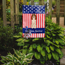 Load image into Gallery viewer, Patriotic USA Russian Spaniel Garden Flag - Outdoor Decorative Yard Flag