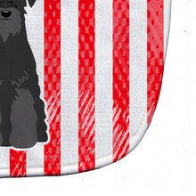 Load image into Gallery viewer, Patriotic USA Standard Schnauzer Black Baby Bib BB3027BIB