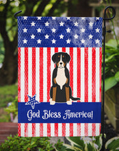 Load image into Gallery viewer, Patriotic USA Greater Swiss Mountain Dog Garden Flag - Outdoor Decorative Yard Flag