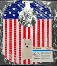 Load image into Gallery viewer, Patriotic USA Westie Baby Bib BB3037BIB