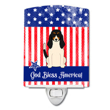 Load image into Gallery viewer, Patriotic USA Swiss Hound Ceramic Night Light BB3039CNL
