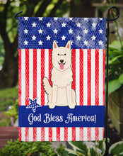 Load image into Gallery viewer, Patriotic USA White German Shepherd Garden Flag - Outdoor Decorative Yard Flag