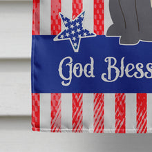 Load image into Gallery viewer, Patriotic USA Staffordshire Bull Terrier Blue Flag Canvas House Size BB3041CHF