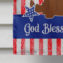 Load image into Gallery viewer, Patriotic USA Caucasian Shepherd Dog Flag Canvas House Size BB3045CHF