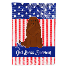 Load image into Gallery viewer, Patriotic USA Caucasian Shepherd Dog Flag Canvas House Size BB3045CHF
