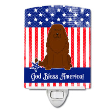 Load image into Gallery viewer, Patriotic USA Caucasian Shepherd Dog Ceramic Night Light BB3045CNL