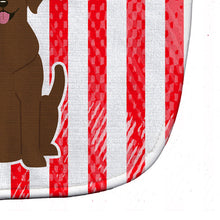 Load image into Gallery viewer, Patriotic USA Chocolate Labrador Baby Bib BB3051BIB