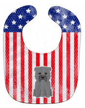 Load image into Gallery viewer, Patriotic USA Glen of Imal Grey Baby Bib BB3054BIB