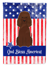 Load image into Gallery viewer, Patriotic USA Irish Water Spaniel Garden Flag - Outdoor Decorative Yard Flag