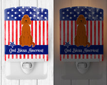 Load image into Gallery viewer, Patriotic USA Irish Setter Ceramic Night Light BB3059CNL