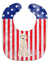 Load image into Gallery viewer, Patriotic USA Irish Wolfhound Baby Bib BB3060BIB